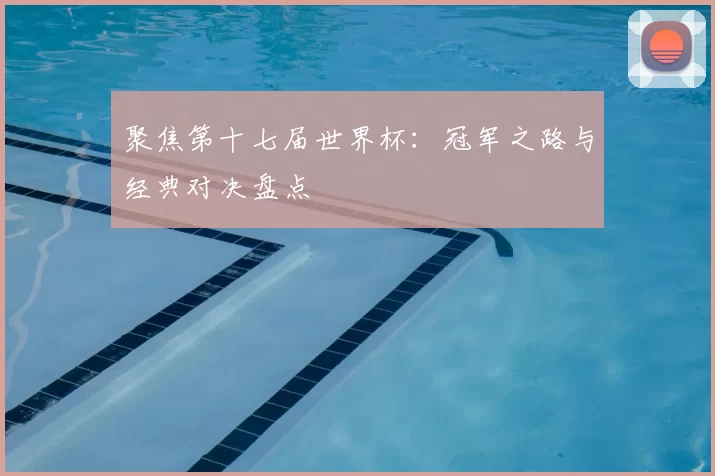 聚焦第十七届世界杯：冠军之路与经典对决盘点