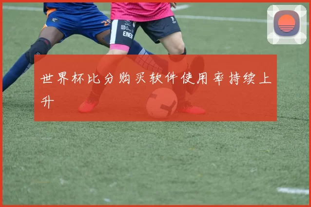 世界杯比分购买软件使用率持续上升